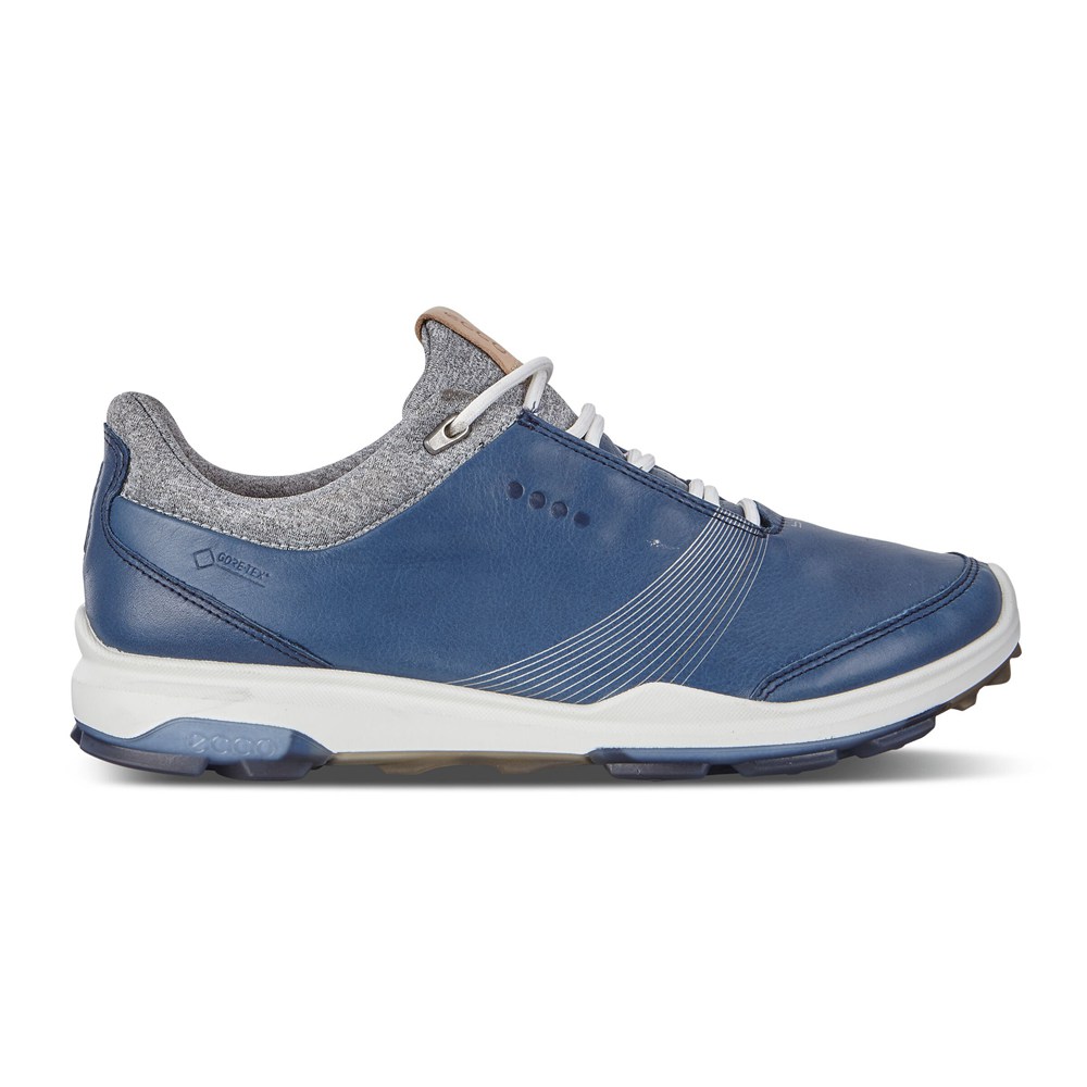 Womens Golf Shoes - ECCO Biom Hybrid 3 Gtx - Blue - 2708OBJXF